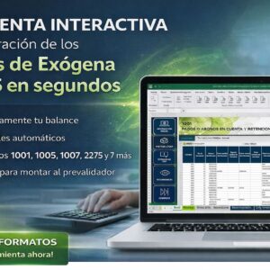 Herramienta Interactiva para la generación de los Formatos de Exógena año 2025 en segundos