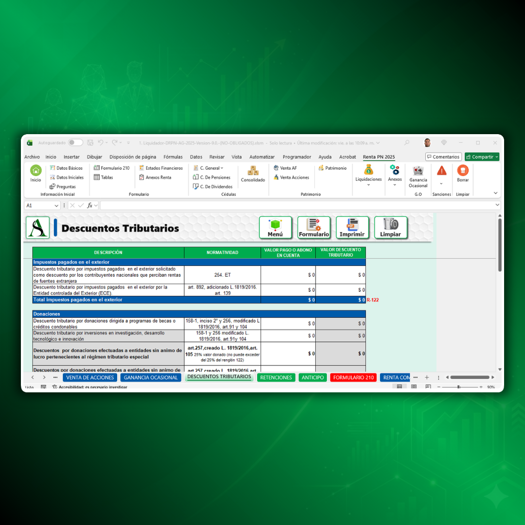 Descuentos Tributarios